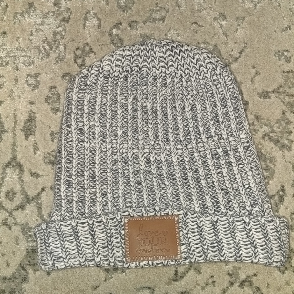 Worn once love your melon beanie